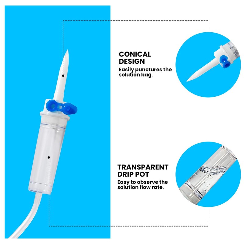IV Extension Set, I.V Tubing, Tomes With 22G*0.7, 70-Inch Sterile