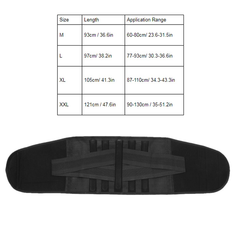 Men Women Orthopedic Self Heating Waist Support Back Brace Belt