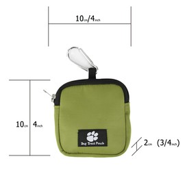 FLYING TAIL Dog Training Pouch, Waist Pack for Outdoor Pet Training, With Trash Bag Holder，Black