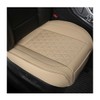 povtii Car Front Seat Cover, 22"×24" Luxury PU Leather Auto