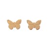 LuckyLy Aretes Mujer Joven de Mariposa, Acero Inoxidable con Baño