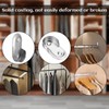 Elegaperma 4Pcs Closet Rod Hanger, Stainless Steel Closet Rod Holders