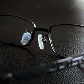 Unbranded Soft Crystial Silicone Eyeglass Oval Sunglass Glasses Nose Pad Nosepad