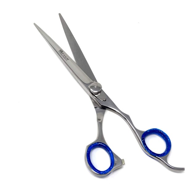 7" Professional Hair Cutting Barber Scissors, Stainless Steel, with Finger rest, Lightweight Razor Edge Haircut Scissors for Hair Salon, Hairdresser