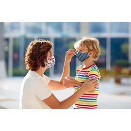 Kanguru Kanguru Unisex's GREEN MASK FACE, Multi-coloured, ADULTS