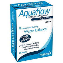 Aquaflow, Support for Healthy Water Balance & Reduces Symptoms of Water Retention, 60ct, Vegan