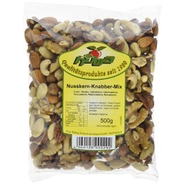 HOWA Nusskern-Knabber-Mix, Nussmischung ohne Salz, 500 g