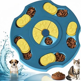 RUISTLI Juguetes Interactivos para Perro,Rompecabezas Accesorios Divertido,Rompecabezas Snack Juguete para Perro,Juegos para Perros de alimentación Lenta