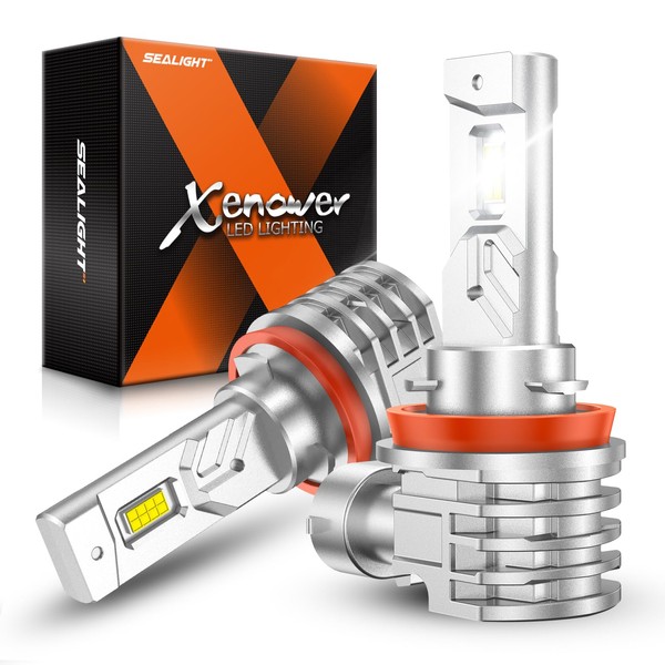 SEALIGHT H11 Fog Lights Bulbs or DRL 16000LM Brightness, H11