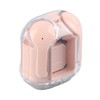 Wireless Bluetooth Earphones Noise Reduction Headphone Digital Display Rechargeable Pink