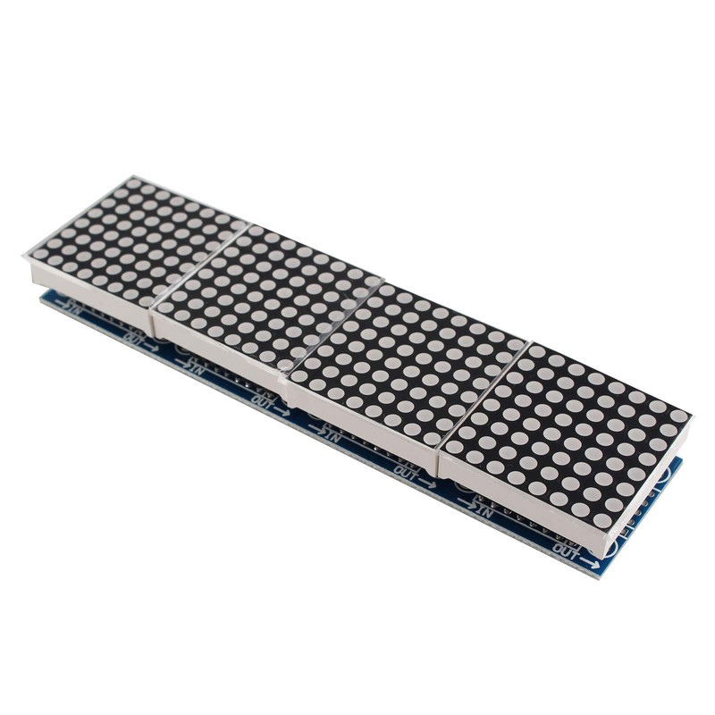 HALJIA MAX7219 Dot Matrix Module Red light MCU LED Display