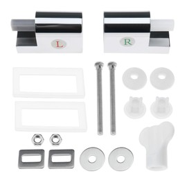 SING F LTD Toilet Seat Hinges Set - Left & Right Soft Close Fittings Accessories Compatible With Duro Soft-Close Mechanism