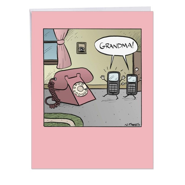 NobleWorks - Big Mother's Day Card for Grandma (8.5 x