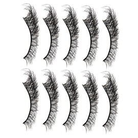 Ipetboom 3 Boxes Fashionable Women's False Eyelashes Natural Look Lashes for Cosplay Wedding Party