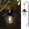2 Pack EKQ Hanging Solar Lights Lantern Lamp with Shepherd