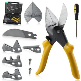 Gold Deer Molle Cutter, 45° Cut, Plastic Cutter, Molle Cutter, Angle Scissors, Ratchet Miter Shears, Multi-Angle Miter Cutter, Wire Molding, Multi-Angle Cutter, Universal Cutter, Angle Cutter, Wire Cutter, Metal Molding, Cutting Tool, 45°-135° Angle Adjustable, Wood, Plastic, PVC Cutting