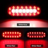 Traberm 6Pcs 6" Inch Oval Led Trailer Tail Lights Red