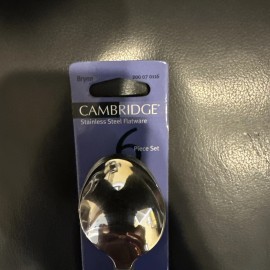 Cambridge 6-Cambridge Dinner Spoon Brynn Set of 6 NEW Stainless Steel