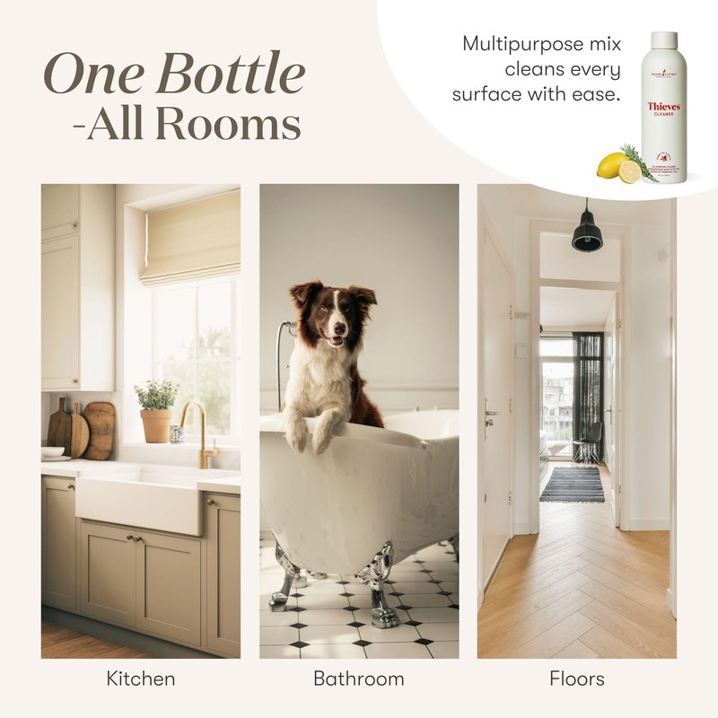 Young Living Thieves Household Cleaner | Plant-Based Multi Purpose Spray