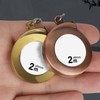 Bronze Small Tape Measure Keychain Mini Measuring Tape Retractable 6foot