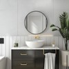 Sunniry Black Circle Mirror, Round Bathroom Mirror 20 inch, Round