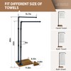 40 Inch Free Standing Towel Rack for Bathroom
