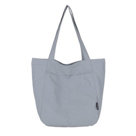 Maytopia TTB9882 Women's Nylon Tote Bag, Zipper Included, Lightweight, Large Capacity, A4, Lightweight, Zipper, Shoulder, Stylish, Tote for Work or School, blue