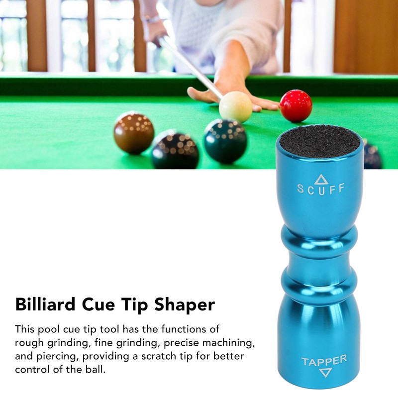 3 in 1 Pool Cue Tip Shaper Billiard Cue Tip