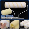 Glarks 8Pcs 4 Inch and 9 Inch Paint Roller Covers