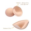 ONDY Bra Insert Pads 2 Pairs, Round Breast Enhancers,Invisible Bra