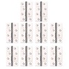 10 Pcs Door Hinges 3.5 Inch(88mm) Folding Butt Hinges with