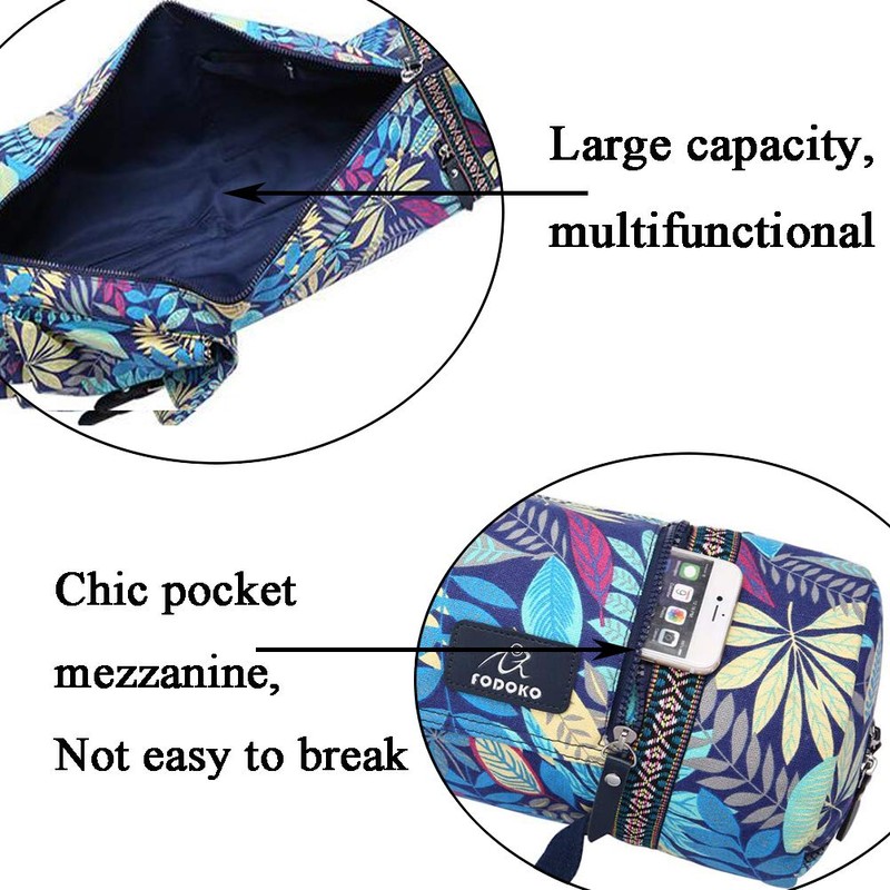 Vianber Yoga Mat Bag, Foldable Canvas Yoga Exercise Mat Tote