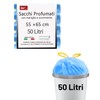 HW CASA 60 Stück umweltfreundliche Müllbeutel 50 l aus recyceltem