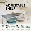 Nifty Expandable Shelf Rack Adjustable- Silver