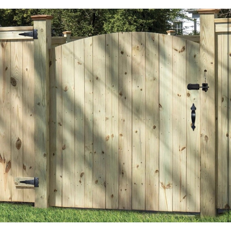 Nuvo Iron GLWHD Black Galvanized Steel Heavy Duty Gate Latch