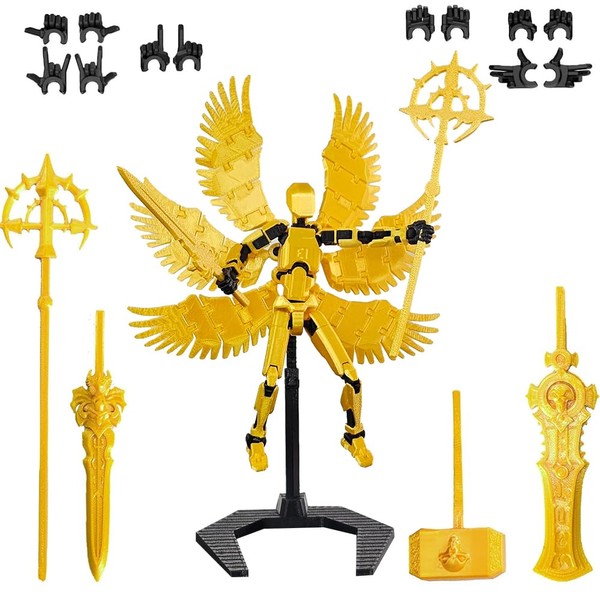Dhqkqg T13 Action Figure Set (Assembly Completed), Titan 13 Action