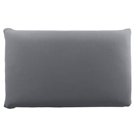 Edda Lux Cover suitable for Siebenschläfer pillow, 72 x 42 cm and for MaxxGoods neck support pillow, 70 x 42 cm, jersey cushion cover with zip, made of 100% cotton, in slate