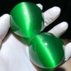 RCSTONE - Bolas artificiales verdes de 2 pulgadas de ojo