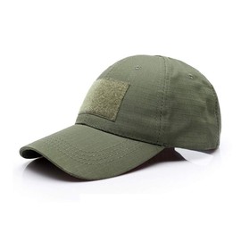 Tactical Baseball Cap, Fashion Baseball Cap, Military Camouflage Tactical Cap Sun Cap Hats for Hiking Camping Fishing, Green (military green)