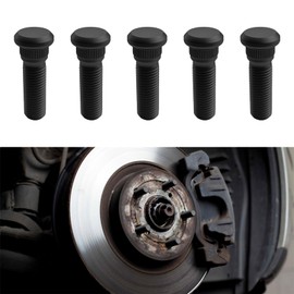 HQRNYP 5PCS Wheel Studs, Automotive Wheel Bolts, 49mm Long & M12x1.5 Steel Lug Bolts, Car Tire Screw Rod Car Accessories Fit for Toyota Chevy Scion Pontiac, Replaces OEM#610-266 90942-02049