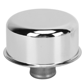 Valve Cover Breather , Oil Breather Push In Style Round Oil Filler for SBC BBC SBF 327 350 302 454 502 1‑1/4in Hole Valve Cover