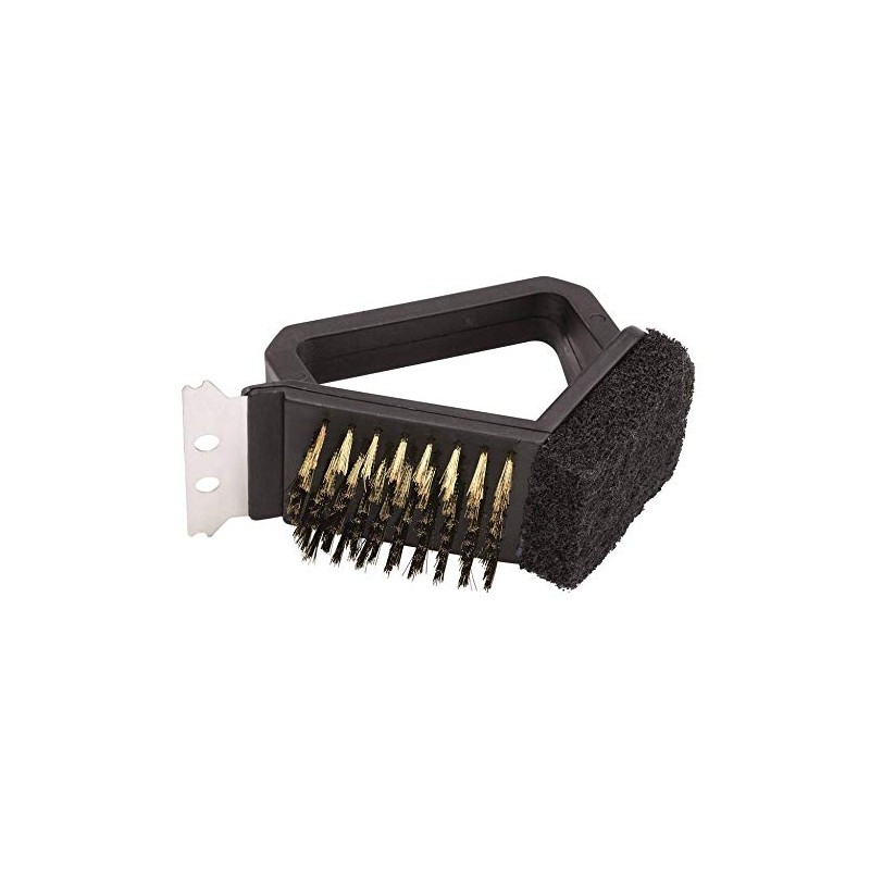 Wiltshire Bar B 3 in 1 BBQ Brush, Black