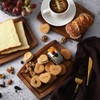 Kigley 10 Pcs Wooden Dinner Plates Cutting Boards Bulk for