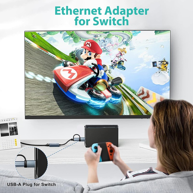 USB C to Ethernet Adapter, USB 3.0 to RJ45 1000Mbps