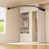 Diamond Shaped Shower Curtain Rod, Adjustable [Both Sides: 22.5" -
