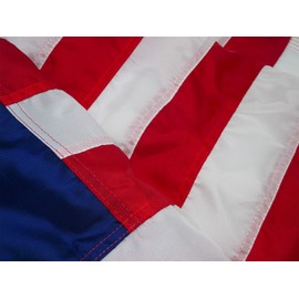 American Flag 3x5 with Grommets Tough Durable Fade Resistant All Weather Nylon Made in USA Embroidered Stars Sewn Stripes