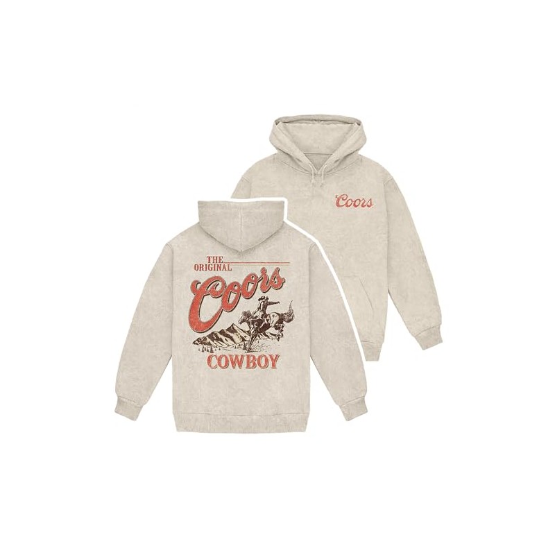 Changes Coors The Original Cowboy Pull-Over Hoodie (US, Alpha, X-Large,