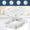 Joyfair Baking Tray for Oven, Stainless Steel Rectangle Baking Tin