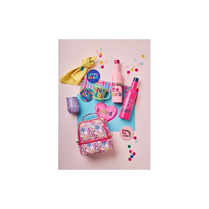 Maxwell & Williams DU0373 Be Kind Round Ceramic Coaster, Blue