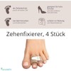 Toe Fixers with Padding for Hammer Toe and Overlapping Toes,